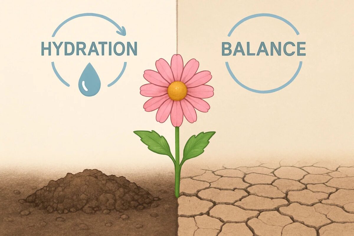 Flower Hydration Contrast
