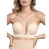 img_100168_bb93f6439c09117447f66932b82a419b_1.jpg BYE-BRA - SUJETADOR SIN ASAS EN U BEIGE COPA D