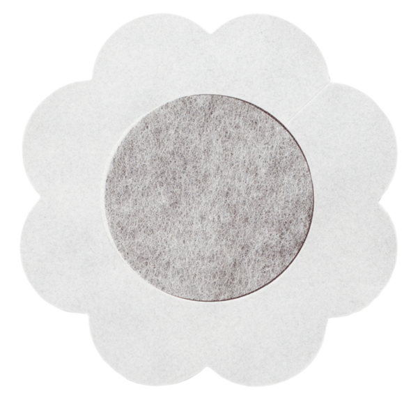 BYE-BRA - PEZONERAS FLOR PACK 3 UDS MARRÓN TALLA M