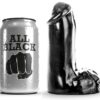 ALL BLACK - DILDO REALÍSTICO 13 CM