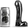 ALL BLACK - DILDO NEGRO 15 CM