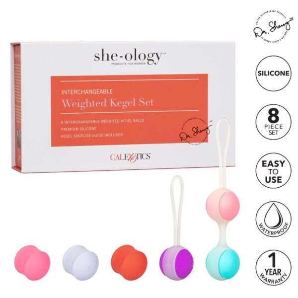 img_110229_ad3d6e0a53c59dc5b27adcc09edb28cb_1.jpg CALEXOTICS - SHE-OLOGY SET BOLAS KEGEL INTERCAMBIABLES