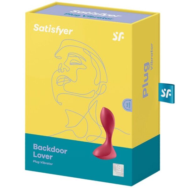 img_111787_deddd406058b087be44236af03e85003_1.jpg SATISFYER - BACKDOOR LOVER PLUG ANAL VIBRADOR ROJO
