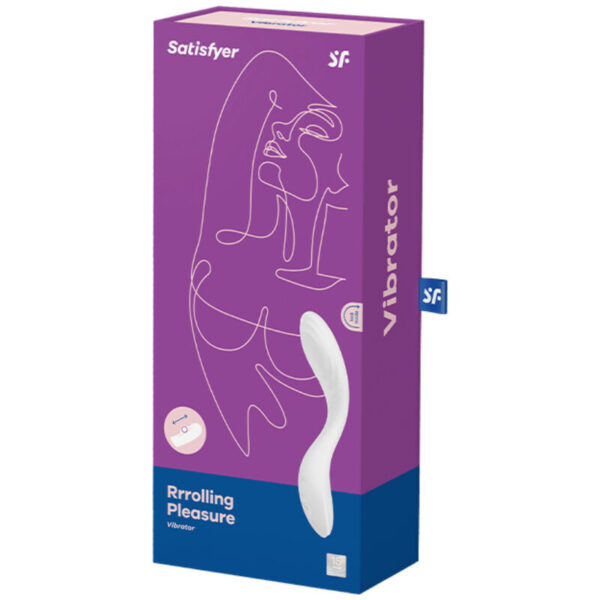 SATISFYER - RRROLLING PLEASURE VIBRADOR PUNTO G BLANCO