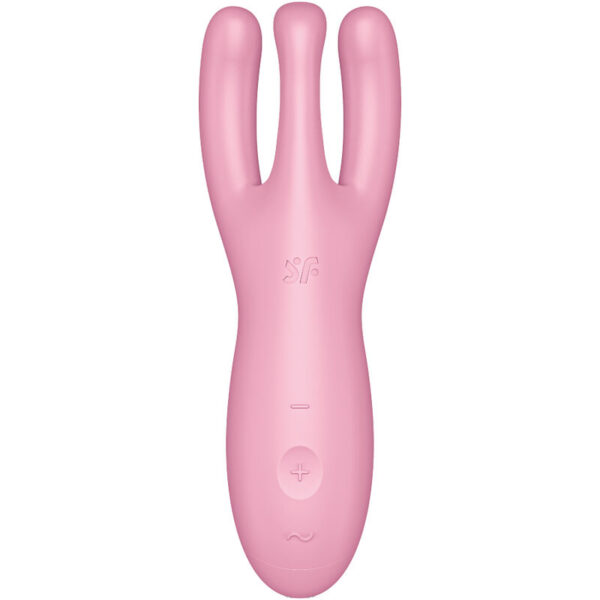 SATISFYER - THREESOME 4 VIBRADOR APP ROSA