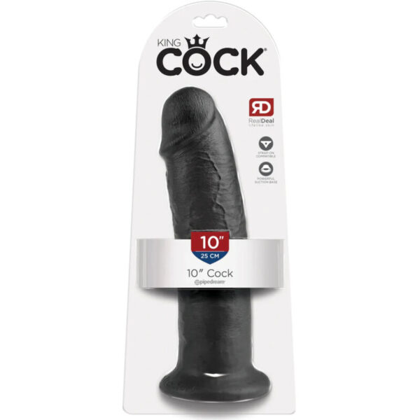 img_126387_e6f2e4de535b11f39f08e4ea85aaff0a_1.jpg KING COCK - 10 PENE NEGRO 25 CM