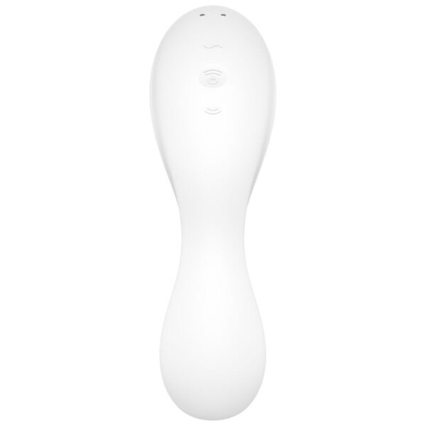 SATISFYER - CURVY TRINITY 5 ESTIMULADOR Y VIBRADOR APP BLANCO