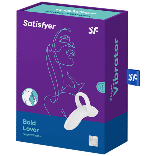 img_127168_efd6b21f33fc46191c809e75652d7723_1.jpg SATISFYER - BOLD LOVER DEDAL VIBRADOR BLANCO