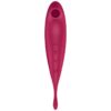 SATISFYER - TWIRLING PRO+ ESTIMULADOR Y VIBRADOR APP ROJO