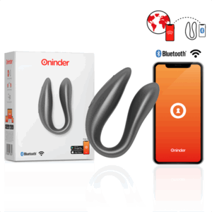 ONINDER - LISBOA ESTIMULADOR PUNTO G & CLÍTORIS NEGRO - APP GRATUITA