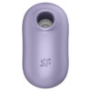 SATISFYER - PRO TO GO 2 ESTIMULADOR Y VIBRADOR DOBLE VIOLETA