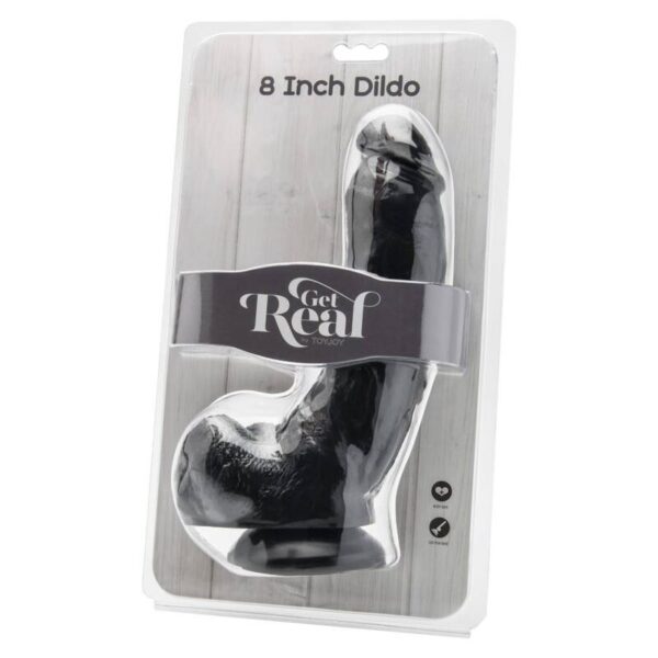 img_140372_6ca191f1a6564fc6a81808cfc4dddc6c_1.jpg GET REAL - DILDO 20,5 CM CON TESTÍCULOS NEGRO