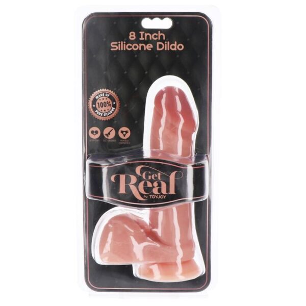 img_140493_1c21358a31de0679eeecaa4152363691_1.jpg GET REAL - DILDO SILICONA 20,5 CM CON TESTÍCULOS NATURAL