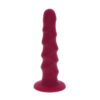 GET REAL - RIBBED DONG 12 CM ROJO