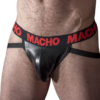 MACHO - MX25RC JOCK CUERO ROJO XL