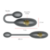 img_143056_afd52279cea9ad5e0bd154274caef7f2_1.png ONINDER - DENVER HUEVO VIBRADOR NEGRO 7 X 2.7 CM - APP GRATUITA