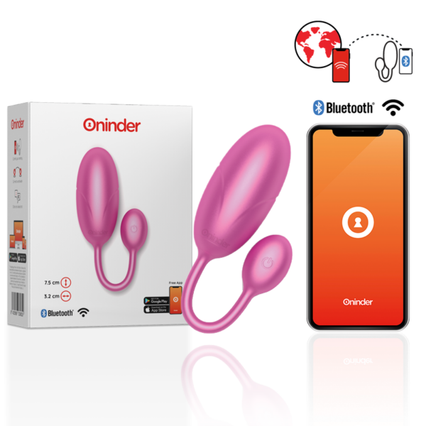 img_143068_3f685450be95a28fb0eb142e7380b2c9_1.png ONINDER - TOKYO HUEVO VIBRADOR ROSA 7.5 X 3.2 CM - APP GRATUITA