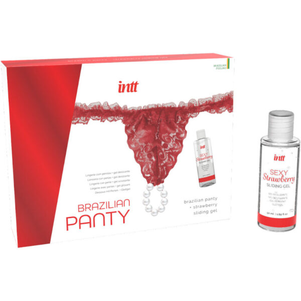 img_145150_e8cf32c0932b2140fa9beb1cfe8aa007_1.jpg INTT RELEASES - PANTY BRASILEÑO ROJA CON PERLAS Y GEL LUBRICANTE 50 ML