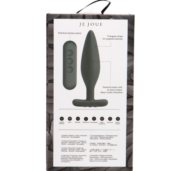 img_150016_659849fa0facc4e165f944b401b33451_1.jpg JE JOUE - EGON PLUG ANAL VIBRADOR NEGRO
