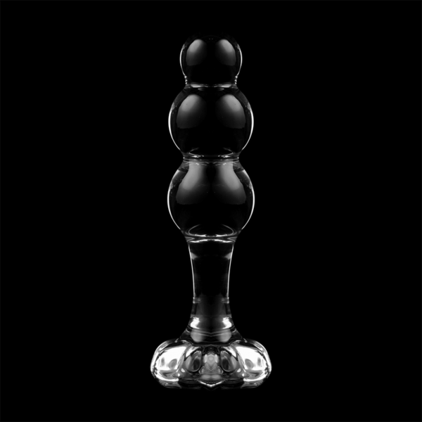 NEBULA SERIES BY IBIZA - MODELO 1 PLUG CRISTAL TRANSPARENTE 10.5 CM -O- 3 CM