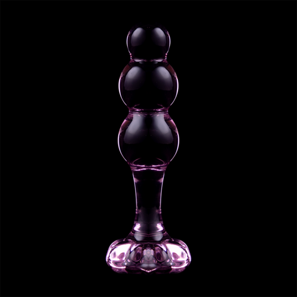 NEBULA SERIES BY IBIZA - MODELO 1 PLUG CRISTAL ROSA 10.5 CM -O- 3 CM