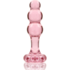 NEBULA SERIES BY IBIZA - MODELO 1 PLUG CRISTAL ROSA 10.5 CM -O- 3 CM