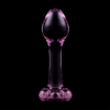 NEBULA SERIES BY IBIZA - MODELO 2 PLUG CRISTAL ROSA 11 CM -O- 3.5 CM