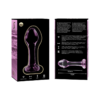 NEBULA SERIES BY IBIZA - MODELO 2 PLUG CRISTAL ROSA 11 CM -O- 3.5 CM