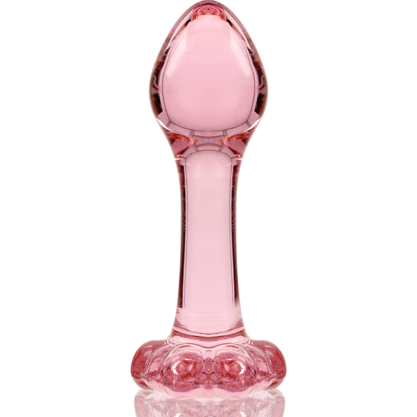 NEBULA SERIES BY IBIZA - MODELO 2 PLUG CRISTAL ROSA 11 CM -O- 3.5 CM