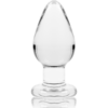 NEBULA SERIES BY IBIZA - MODELO 3 PLUG CRISTAL TRANSPARENTE 11 CM -O- 5 CM