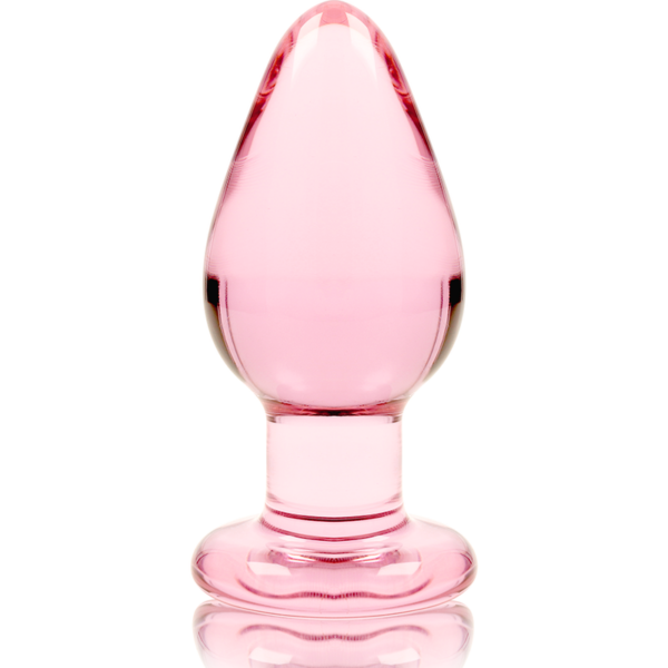 NEBULA SERIES BY IBIZA - MODELO 3 PLUG CRISTAL ROSA 11 CM -O- 5 CM