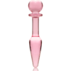 NEBULA SERIES BY IBIZA - MODELO 7 PLUG CRISTAL ROSA 13.5 CM -O- 3 CM