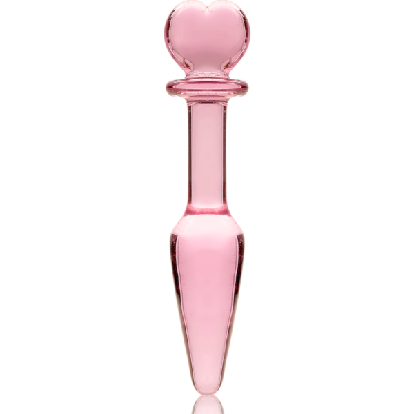 NEBULA SERIES BY IBIZA - MODELO 7 PLUG CRISTAL ROSA 13.5 CM -O- 3 CM