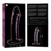 NEBULA SERIES BY IBIZA - MODELO 19 DILDO CRISTAL ROSA 18.5 CM -O- 4 CM