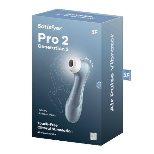 SATISFYER - PRO 2 ESTIMULADOR AZUL