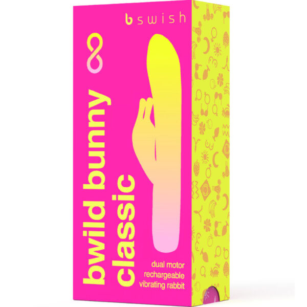 img_151624_e6c1191005ee5668fbe91ef07125061d_1.jpg B SWISH - BWILD BUNNY INFINITE CLASSIC VIBRADOR RECARGABLE SILICONA ROSA