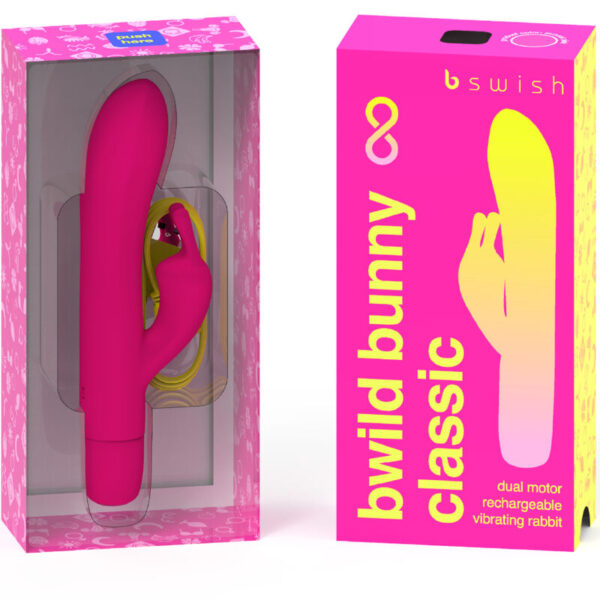 img_151628_ba6e0d476c47b5a67759ccaf30fc3af5_1.jpg B SWISH - BWILD BUNNY INFINITE CLASSIC VIBRADOR RECARGABLE SILICONA ROSA