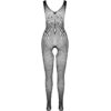 PASSION - BS098 BODYSTOCKING NEGRO TALLA ÚNICA