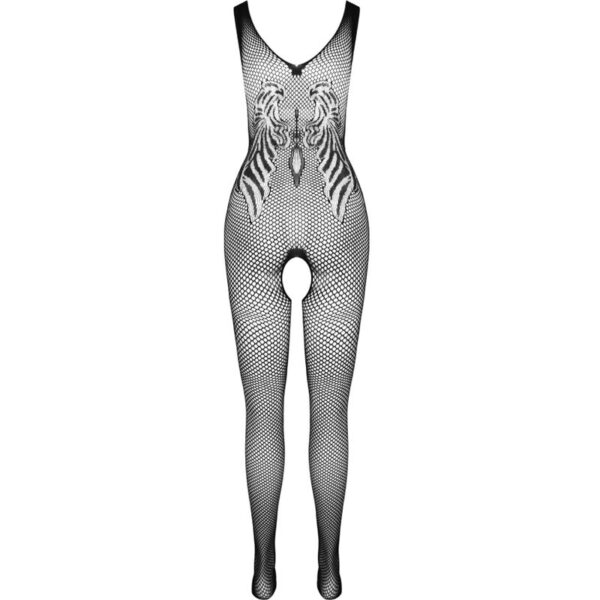 PASSION - BS098 BODYSTOCKING NEGRO TALLA ÚNICA