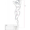 PASSION - BS098 BODYSTOCKING NEGRO TALLA ÚNICA