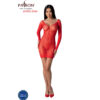 PASSION - BS101 BODYSTOCKING ROJO TALLA ÚNICA
