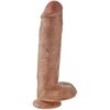 img_155231_2276024332fafdbe7a4e17f1e2693129_1.jpg KING COCK - PENE REALÍSTICO CON TESTÍCULOS 22.6 CM CARAMELO