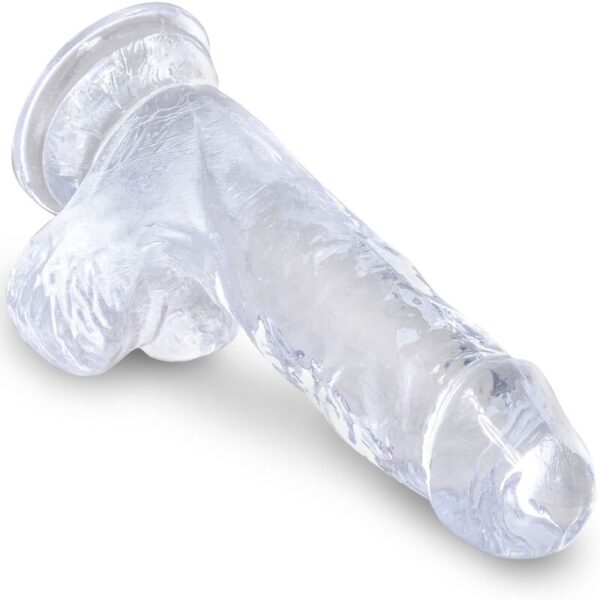 img_155360_128b08f81feb78fa658ff9c42ddc69cf_1.jpg KING COCK - CLEAR PENE REALÍSTICO CON TESTÍCULOS 10.1 CM TRANSPARENTE