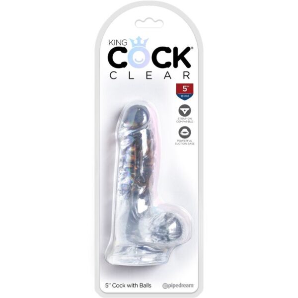 img_155363_45c64503f67ae55debdcf488e0d63560_1.jpg KING COCK - CLEAR PENE REALÍSTICO CON TESTÍCULOS 10.1 CM TRANSPARENTE