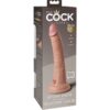 KING COCK - ÉLITE DILDO REALÍSTICO SILICONA 17.8 CM