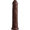 KING COCK - ÉLITE DILDO REALÍSTICO SILICONA 28 CM MARRON