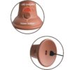 KING COCK - ÉLITE DILDO REALÍSTICO VIBRADOR & SILICONA 15.2 CM CARAMELO