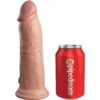 img_156262_d78c4a523935a070052c4dcaa90de422_1.jpg KING COCK - ELITE KIT ARNES AJUSTABLE DELUXE ANILLO CON TESTICULOS & DILDO 20.3 CM