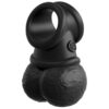 img_156266_74950f2058b67e2d4329cc1729202f07_1.jpg KING COCK - ELITE KIT ARNES AJUSTABLE DELUXE ANILLO CON TESTICULOS & DILDO 20.3 CM