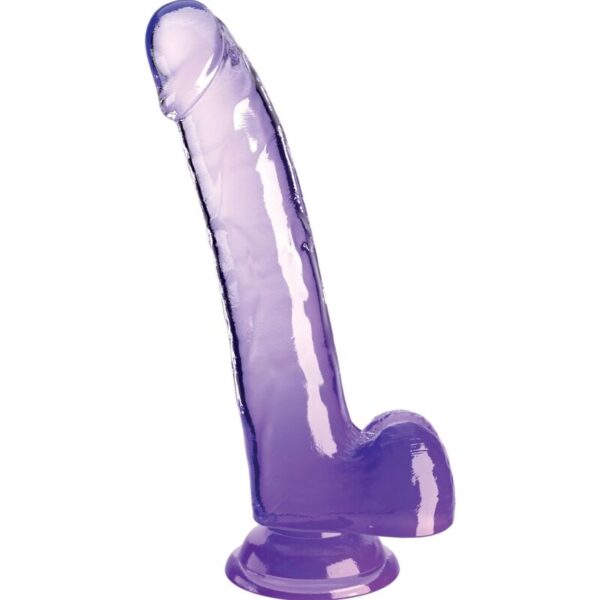 img_156277_4ac0084c4073c2f370d2c5c3e7a6d3d6_1.jpg KING COCK - CLEAR DILDO CON TESTÍCULOS 20.3 CM MORADO